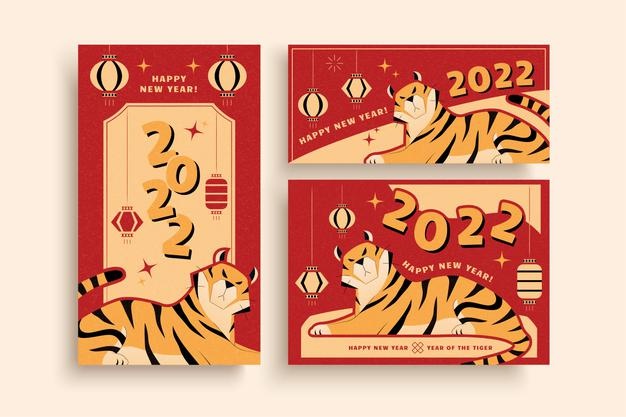 2022 cny tiger templates