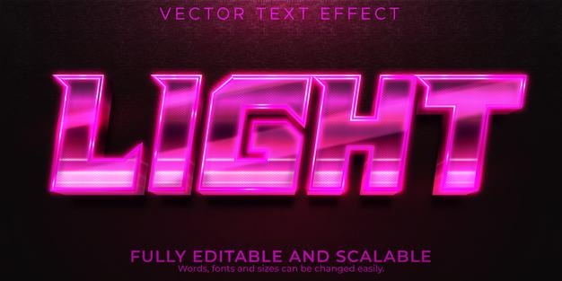 Editable text effect gaming, 3d neon and gaming font style
