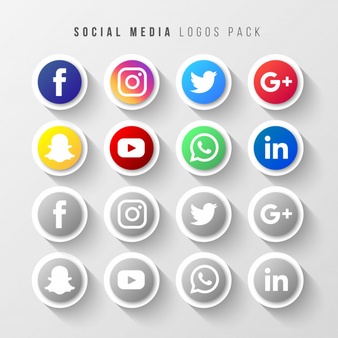 Social media logos pack